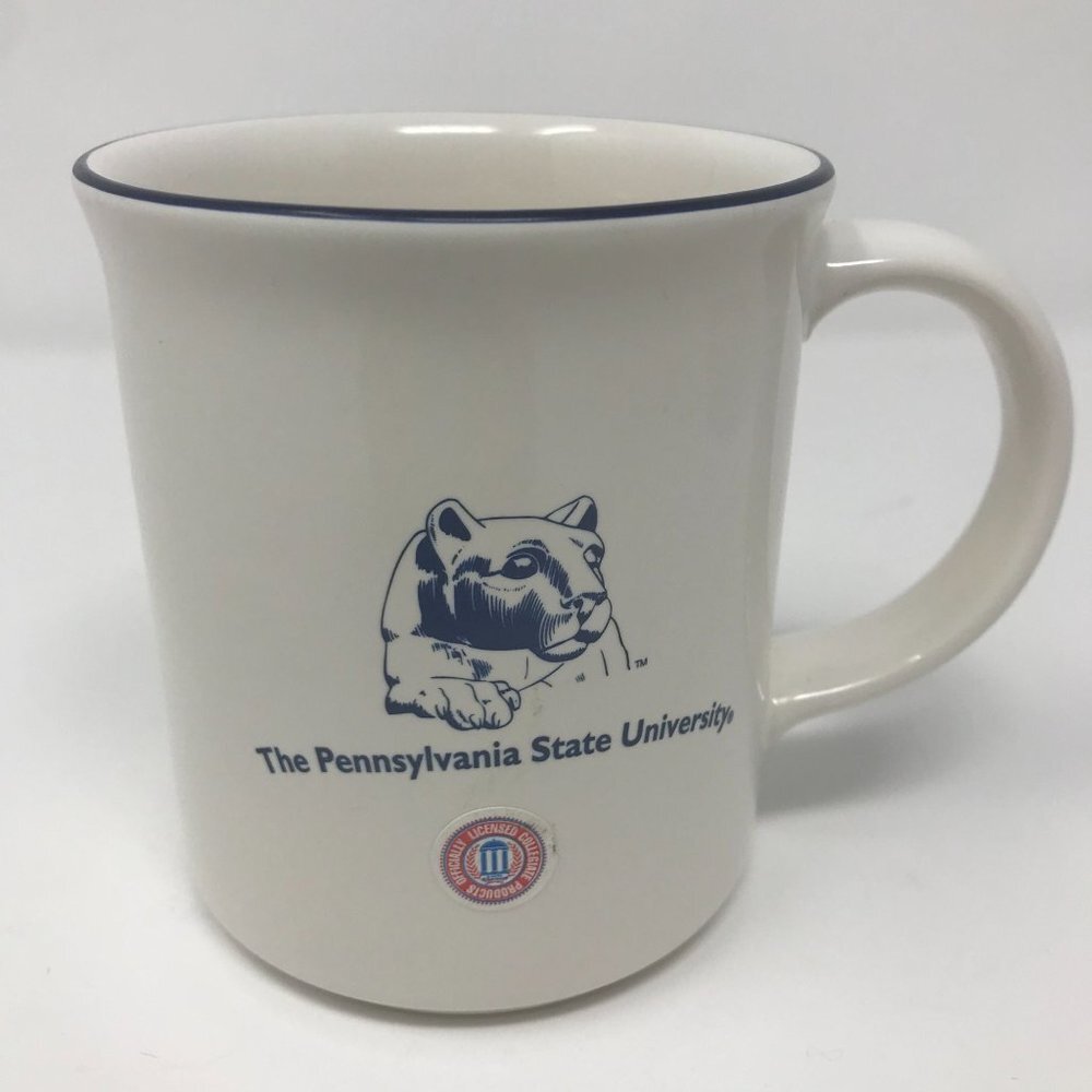 Vintage Pennsylvania State University Lion Collegiate Products Coffee Cup Mug